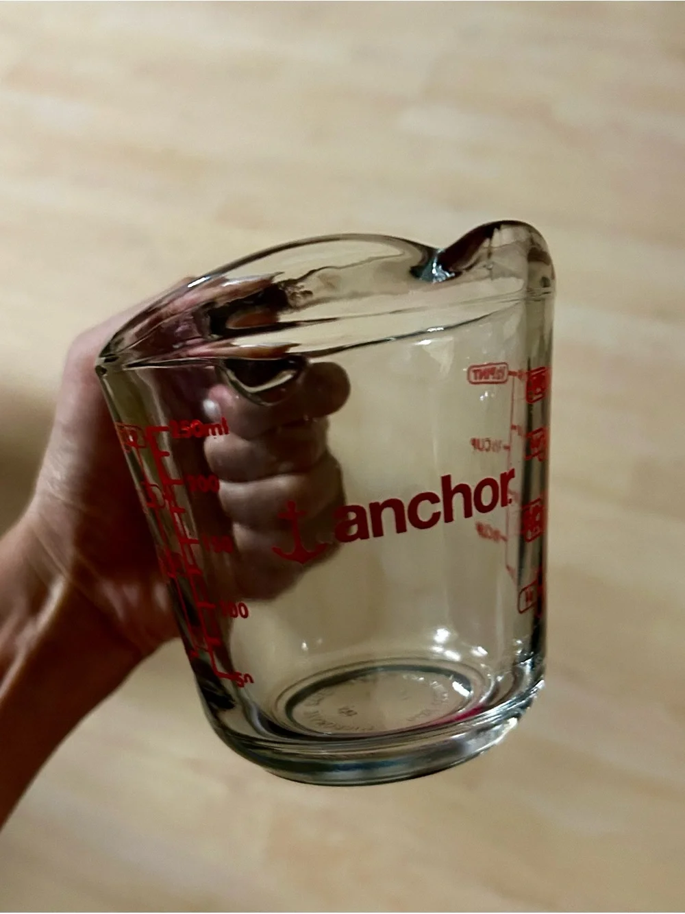 Brand New Anchor Hocking Glass Measuring Cup, 1-Cup
